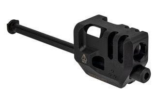 Strike Industries Glock 17 Gen 4 mass driver compensator features an unthreaded design